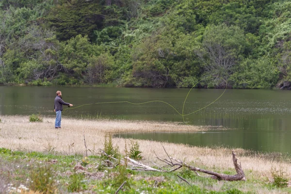 Fly fishing — Stock Photo, Image