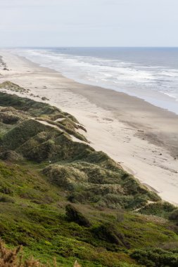 kum tepeleri Oregon kıyılarında