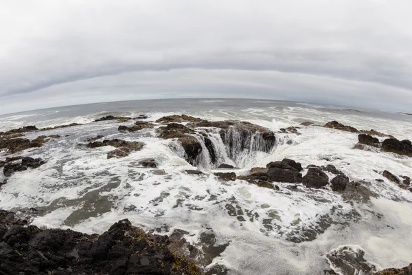 Thor's Well, Costa dell'Oregon — Foto Stock