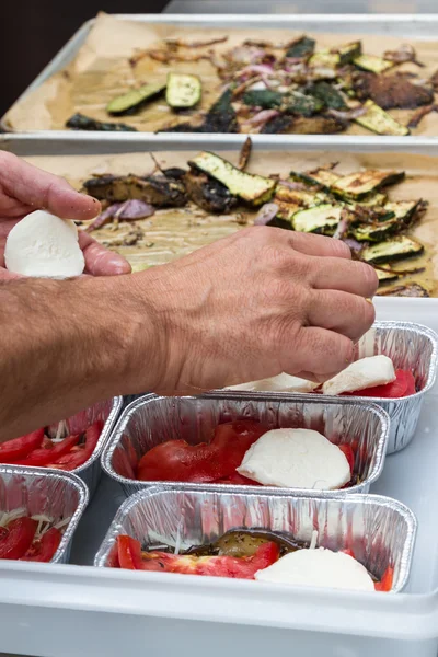 Preparación de alimentos — Foto de Stock