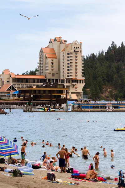Summertime in Coeur d' Alene — Stock Photo, Image