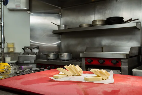 Mantequilla en rodajas — Foto de Stock