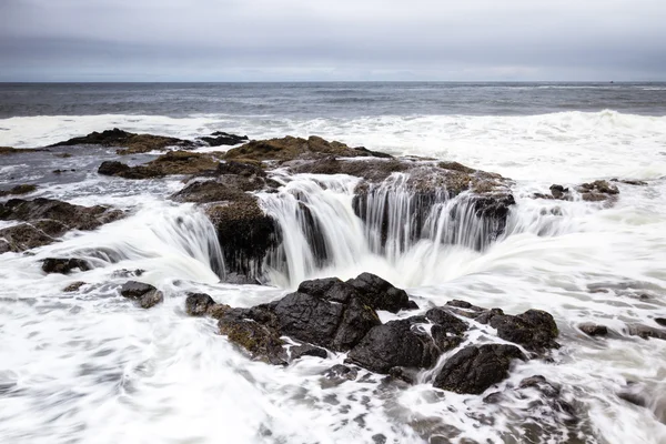 Thor's Well, Costa dell'Oregon — Foto Stock