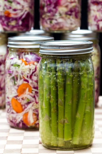 Fermented or cultured vegetables — Stock Photo, Image