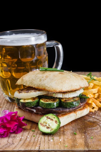 Grilled, vegetable sandwich — Stock Photo, Image