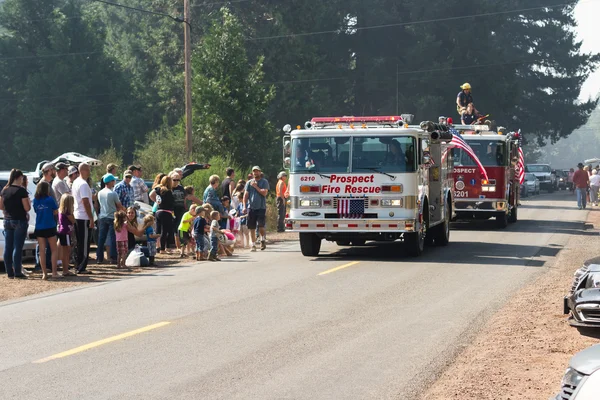 El desfile en Prospect Oregon — Foto de Stock