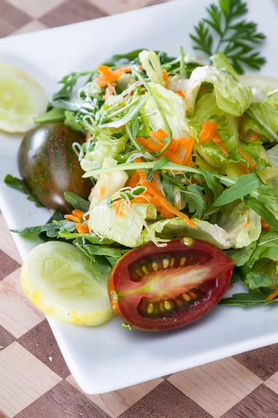 Refreshing green salad — Stock Photo, Image