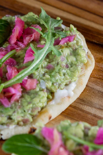 Avocado and fermented vegetable spread — Stock Photo, Image