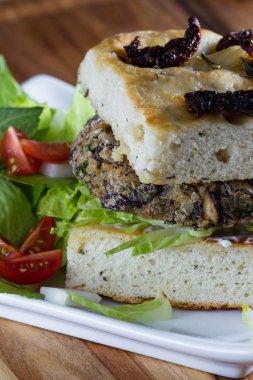 siyah fasulye burger