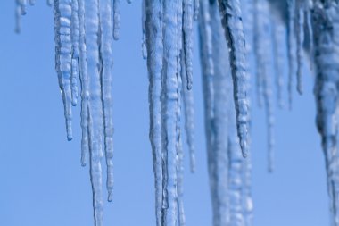 Patterns and texture on Icicles  clipart