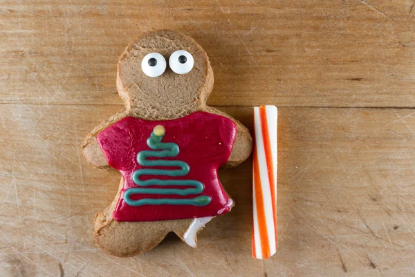 Holiday gingerbread cookies — Stock Photo, Image