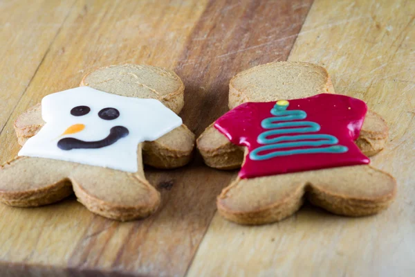 Holiday gingerbread cookies — Stock Photo, Image