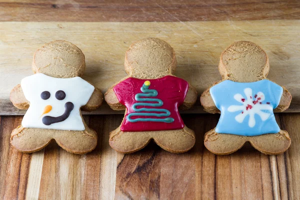 Holiday gingerbread cookies — Stock Photo, Image