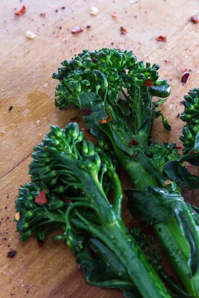 Friss párolt broccolini — Stock Fotó