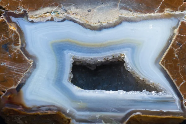 Schöne geode poliert — Stockfoto