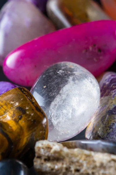 Polished stones in a pile — Stock Photo, Image