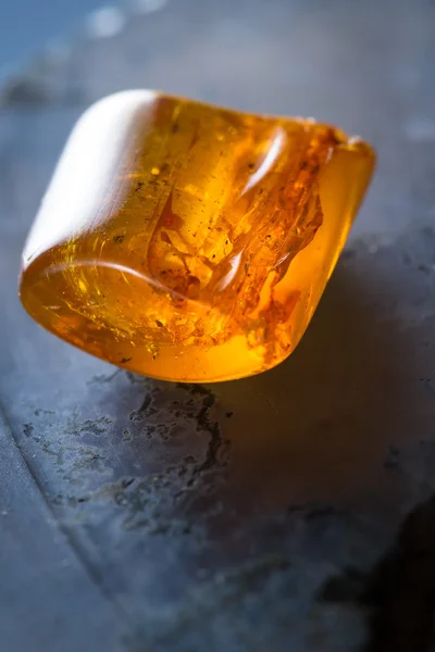 Details preserved in amber — Stock Photo, Image