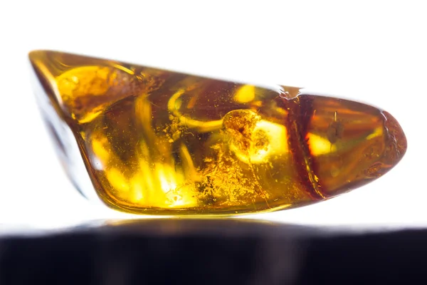 Details preserved in amber — Stock Photo, Image