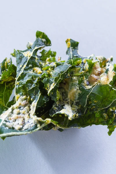 Grönkål marker med parmesanost — Stockfoto