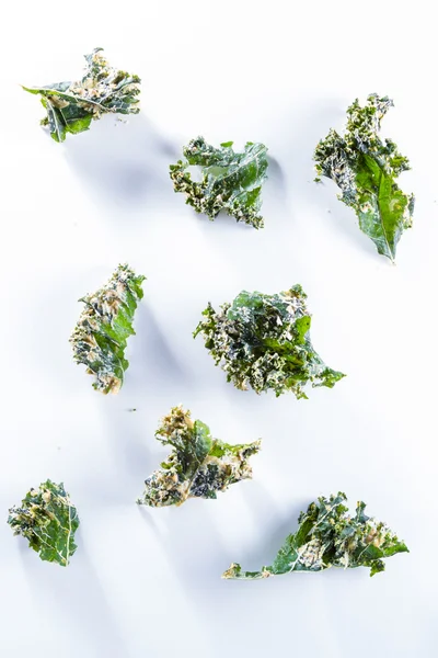 Grönkål marker med parmesanost — Stockfoto
