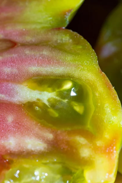 Φέτες ντομάτα βιολογική κειμήλιο — Φωτογραφία Αρχείου