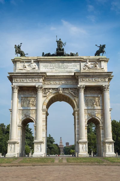 Arco de la Paz de Milán — Foto de Stock