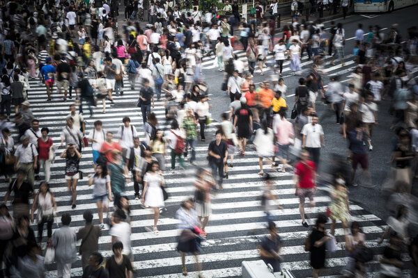 Tokyo crowd