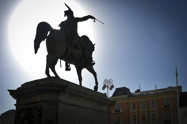 Zagreb statue — Stock Photo, Image