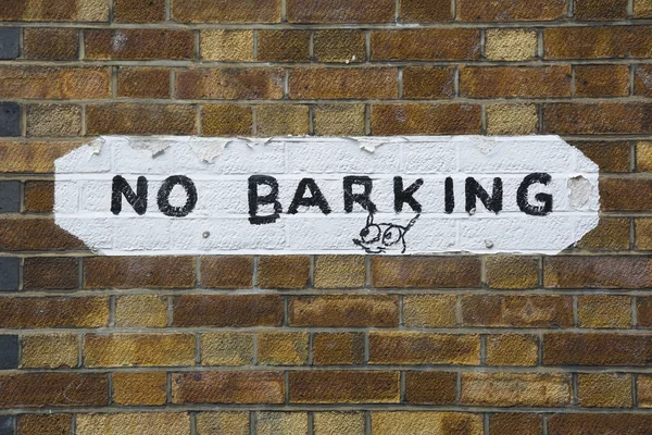 No barking — Stock Photo, Image