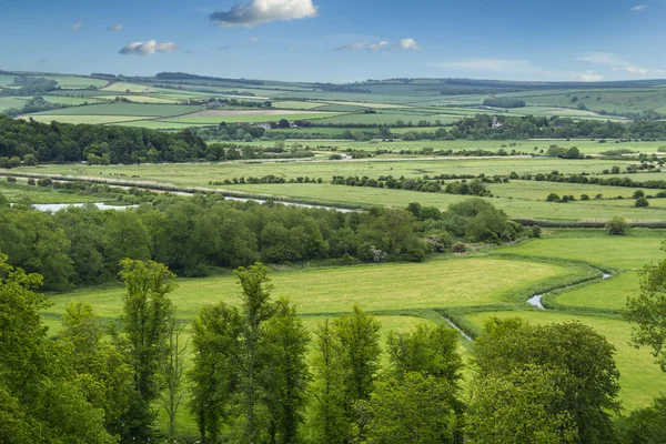 Gröna och trevliga landskap — Stockfoto