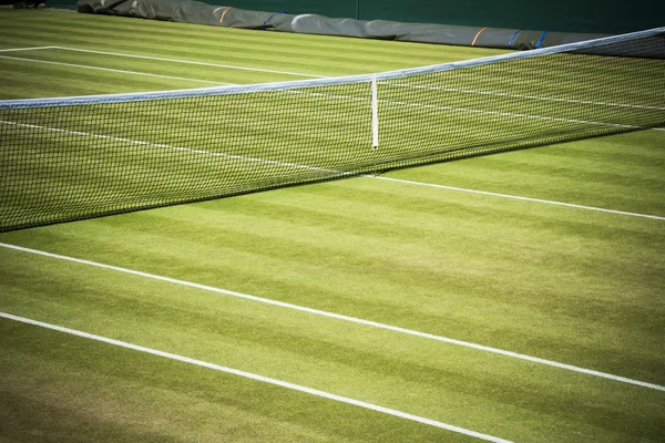 Campo da tennis e rete — Foto Stock