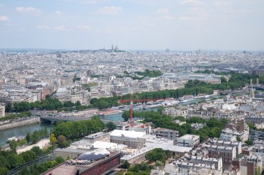 Seine Nehri Eyfel Kulesi, Paris yakalanan, görünümünü