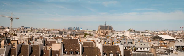 Panorama Paříže, pohled z centra Pompidou . — Stock fotografie