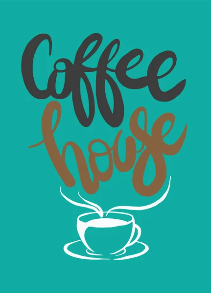 Koffiekopje vector logo ontwerpsjabloon — Stockvector