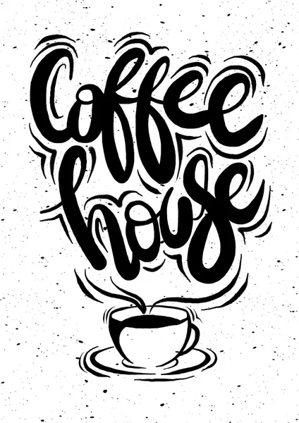 Дизайн векторного логотипа чашки кофе — стоковое фото