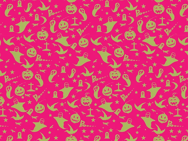 Halloween sömlös bakgrund: vektor illustration — Stock vektor