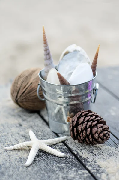 Erinnerungen aus dem Meer für Postkarte oder Poster — Stockfoto