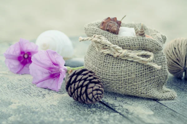 Ricordi dal mare per cartolina o poster — Foto Stock