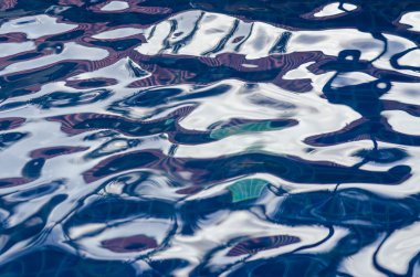 Akşamları Resort havuz su ripples