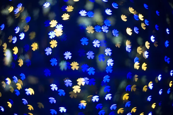 Multicolour bokeh flower shape — Stock Photo, Image