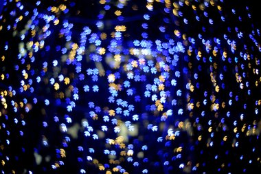 Multicolour bokeh çiçek şekil