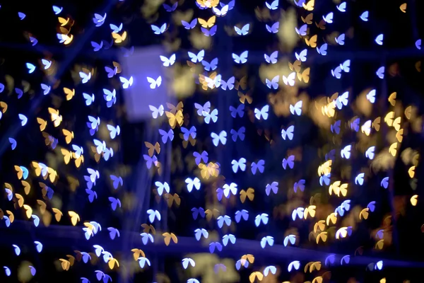 Багатокольоровий боке форма метелика — стокове фото