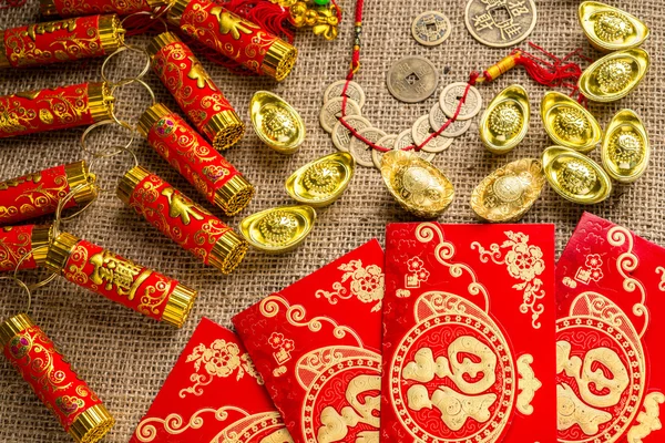 Assorted chinese new year decorations — Stock Photo, Image