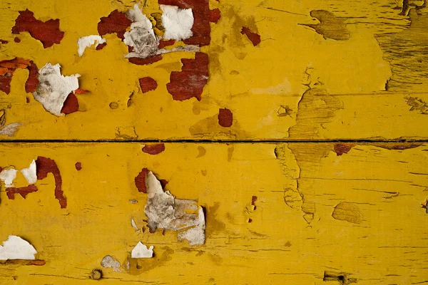 Жовтий фон Старого дерева, вінтажний фон стіни — стокове фото
