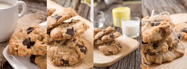 Collage photos of Cookies — Stock Fotó