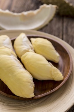 Sarı Durian yakın çekim 