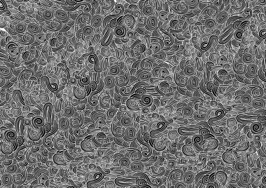 Soyut Doodle el çizilmiş desen