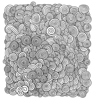 soyut el çekilmiş siyah beyaz daireler arka plan 