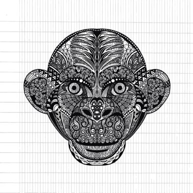 El çizimi maymun kafa avatar, Çince burç