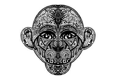 El çizimi maymun kafa avatar, Çince burç